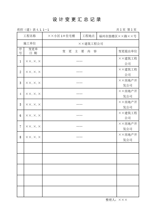 给排水内业范例