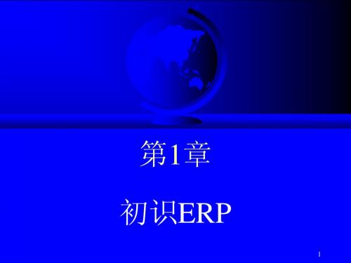 ERP与企业管理—理论、方法、系统(第2版)第01章初识ERP简明教程PPT课件