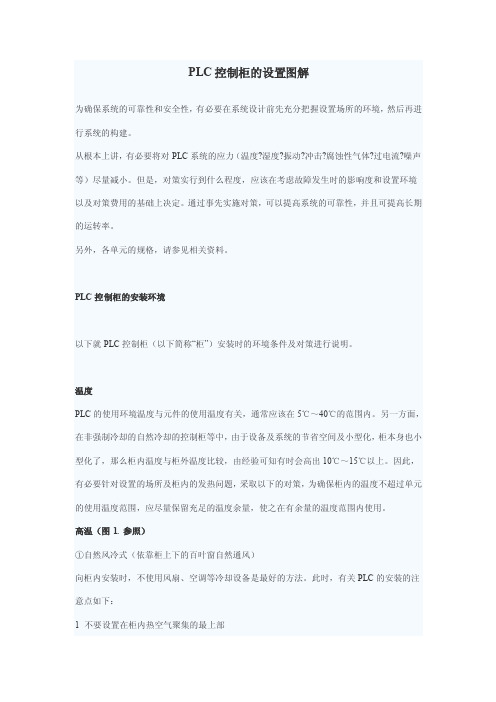 PLC控制柜的设置图解