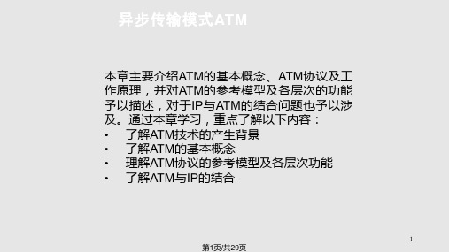 ATM网络结构PPT教学课件