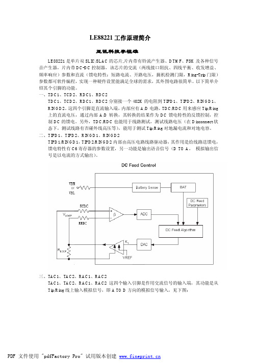 LE88221工作原理简介亚讯科技李祖雄