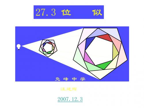 九年级数学位似