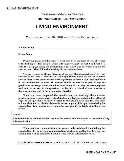 living environment REGENT