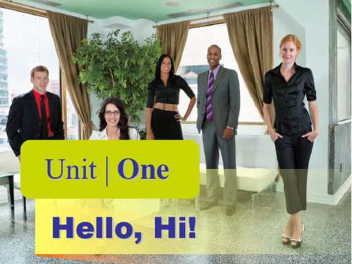 大学英语-第一单元-Unit-1-Hello--Hi!ppt课件