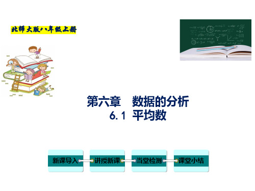 专题 平均数-八年级数学上册课件(北师大版)