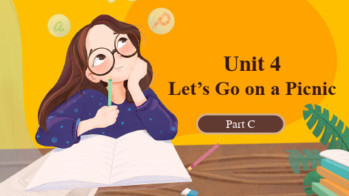 陕旅版小学六年级英语上 U4 Let's go on a picnic Part C 教学课件