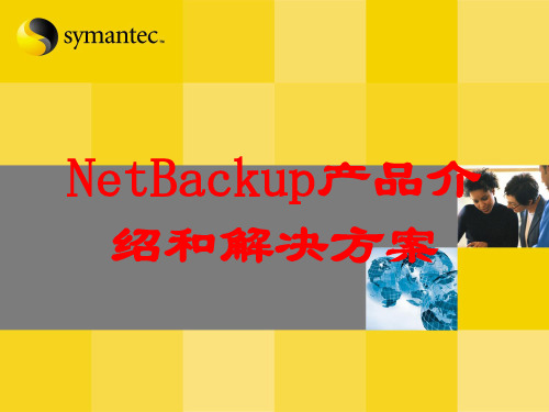 NetBackup产品介绍和解决方案