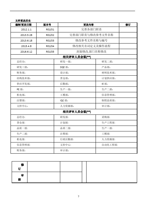 标准工时管理办法