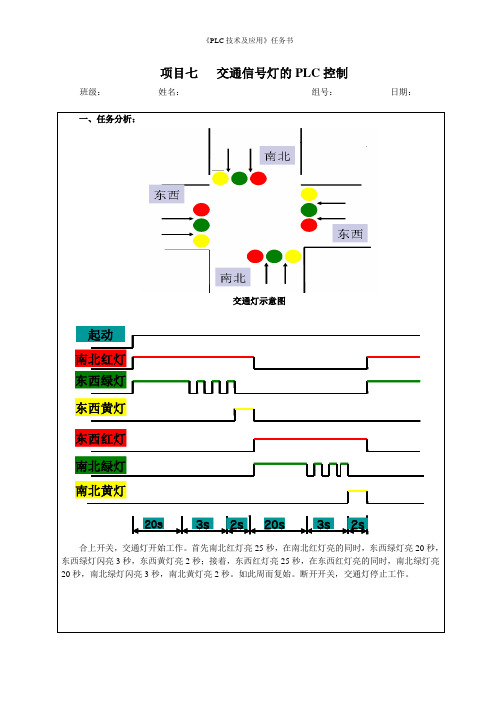 项目7 学生工作任务书