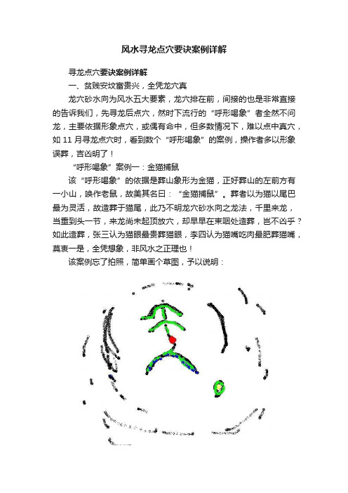 风水寻龙点穴要诀案例详解