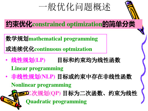 数学建模-优化问题