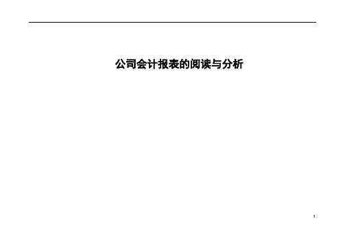 《某某年会计报表的阅读》