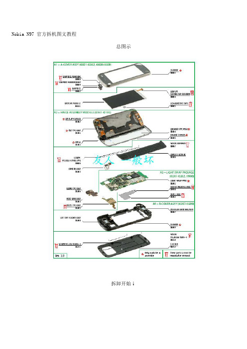 Nokia N97 官方拆机图文教程