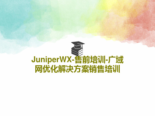 JuniperWX-售前培训-广域网优化解决方案销售培训PPT49页