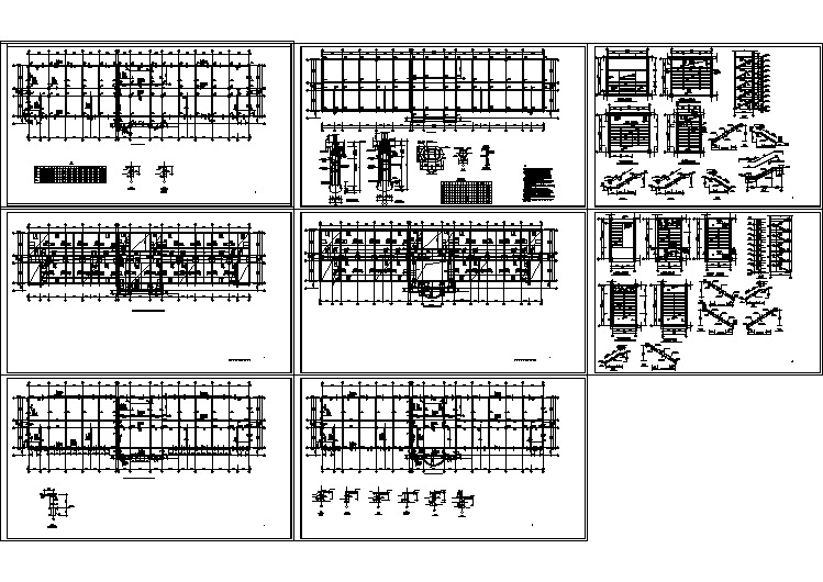 某城市学校教学楼框架结构设计施工图