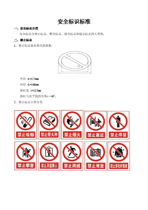 安全标识标准