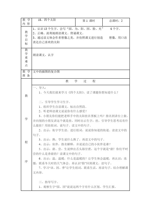 18、四个太阳1