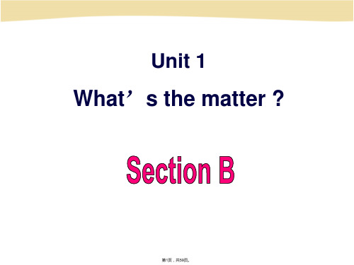 2014新人教版八年级下英语Unit1SectionB课件