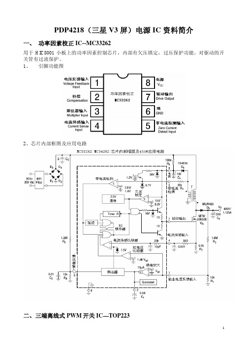 PDP4218V3屏电源-IC简介