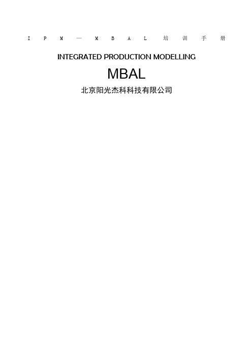 MBAL培训手册