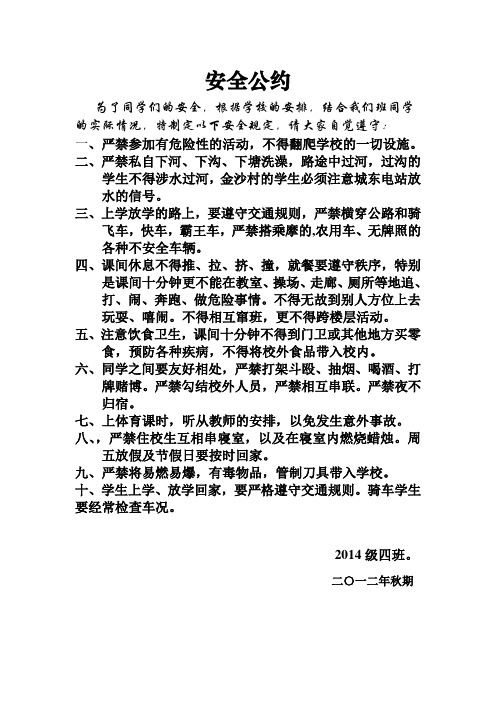 安全公约
