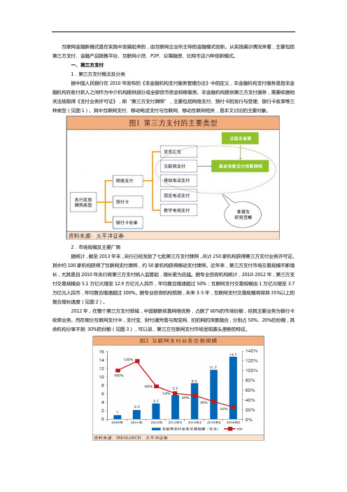 互联网金融的六种新模式