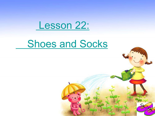 二级 上册英语课件-Lesson  Shoes and Socks   ｜冀教版