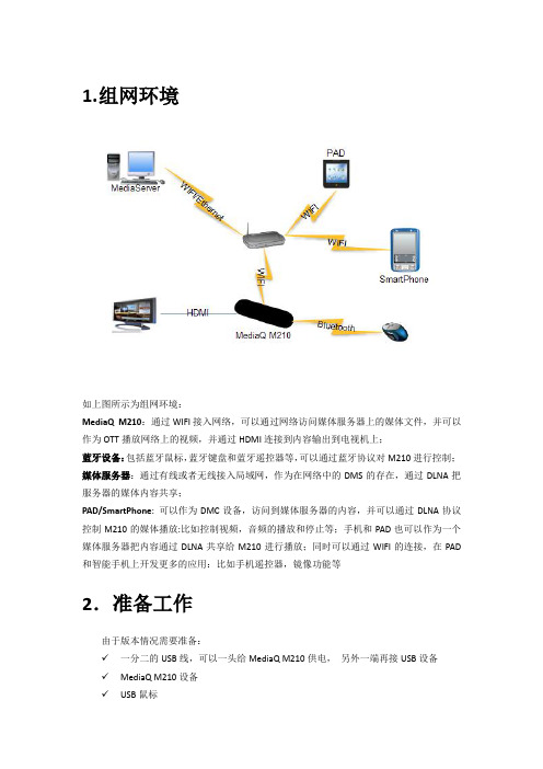 MediaQ M210 V100R001C00版本操作指导v1.0