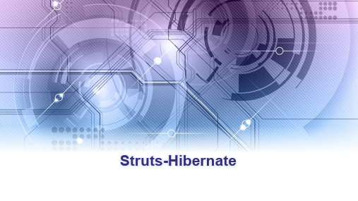 软件工程综合实训Struts-Hibernate肖智军