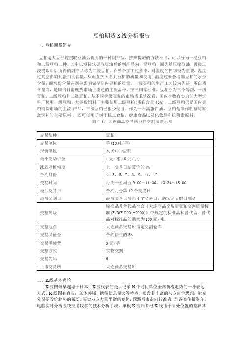 豆粕期货K线分析报告 2