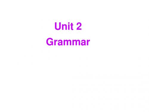 Unit2 Grammar 课件 (牛津译林版七年级上)