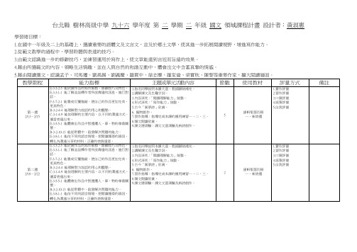 台北县树林高级中学九十六学年度第二学期二年级国(精)
