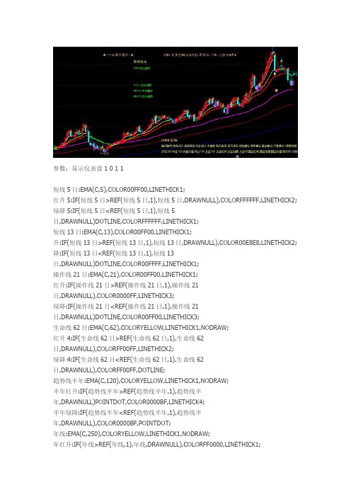 操盘专用系统通达信指标公式源码