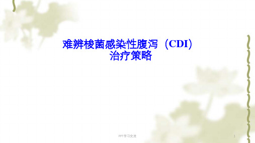 CDI治疗策略课件