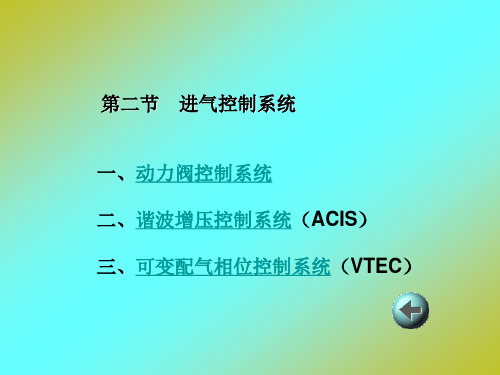 电喷发动机原理与检修——进气控制系统
