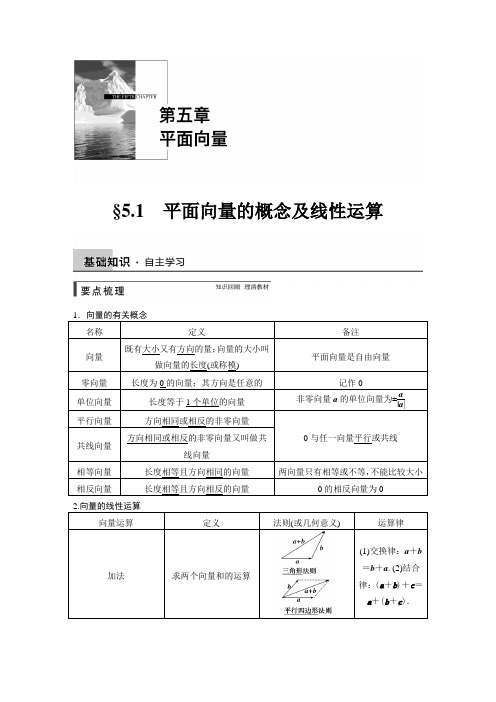 2015步步高理科数学5.1