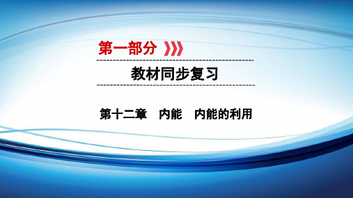 物理中考复习第十二章 内能 内能的利用