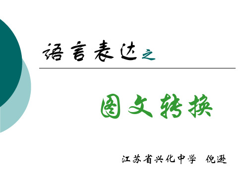 高考复习语言表达之图文转换PPT[优秀课件资料]