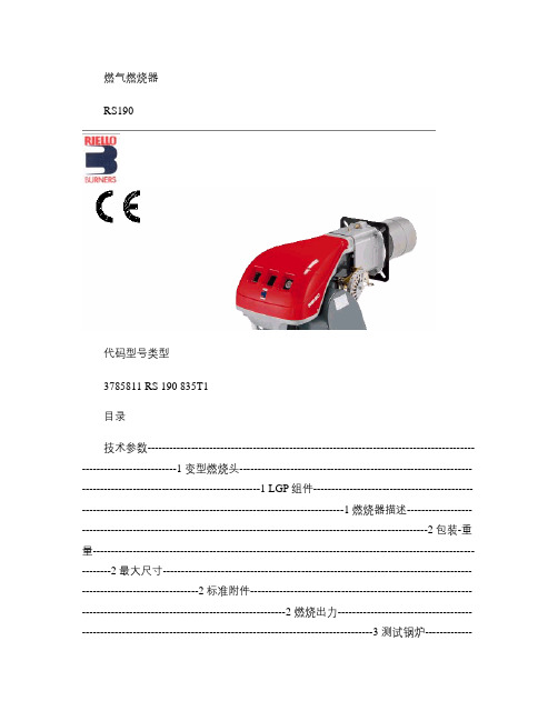 利雅路RS190使用手册.