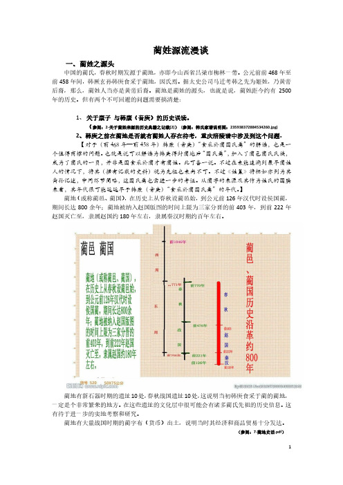 蔺姓源流漫谈(1)