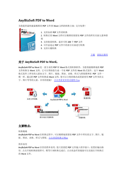 AnyBizSoft PDF to Word简介(pdf转换成word方法)