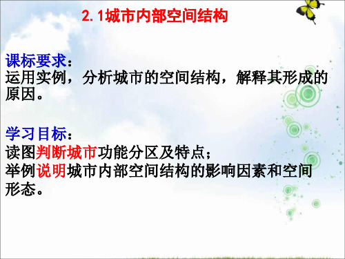 2019-2020人教版高一地理必修2课件：2.1城市内部空间结构 (共27张PPT)