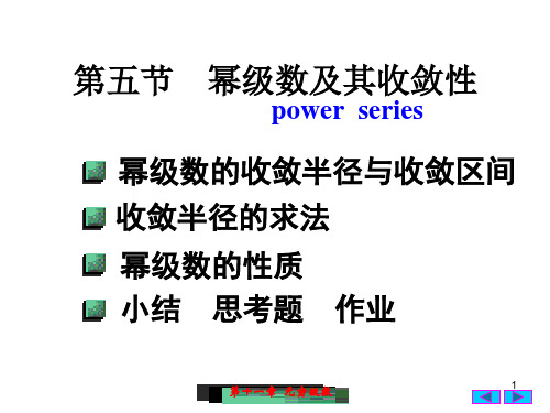 10(5)幂级数及其收敛性