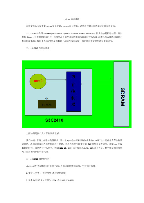 sdram知识讲解_华清远见