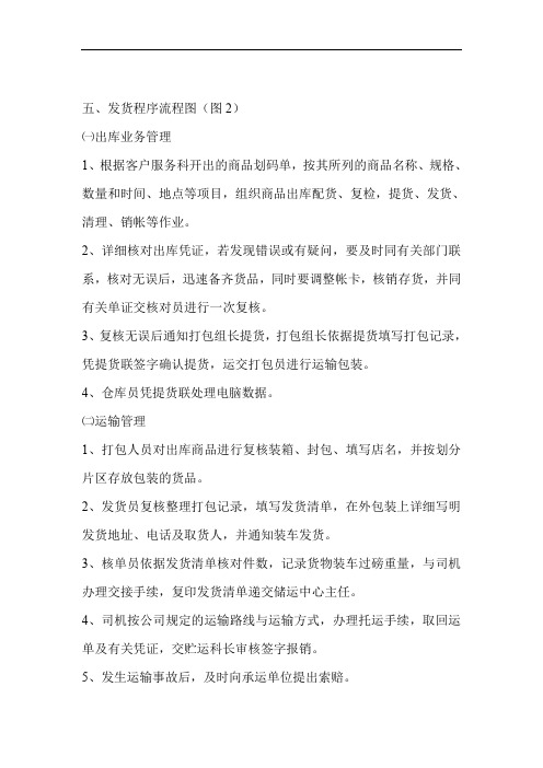 五、发货程序流程图(图2).doc