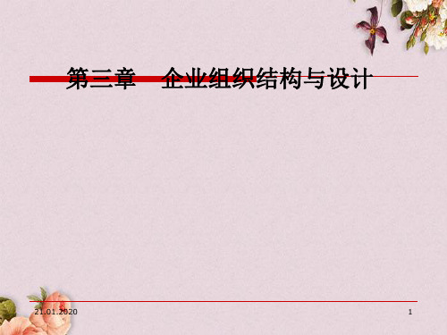 企业组织结构与设计(ppt 62页)