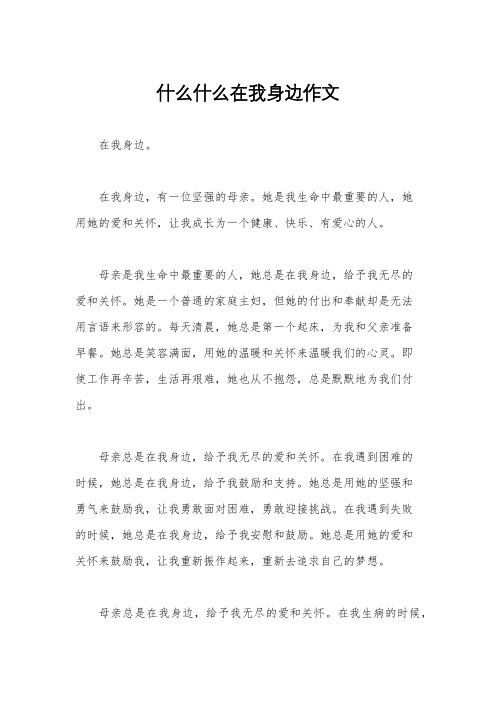 什么什么在我身边作文