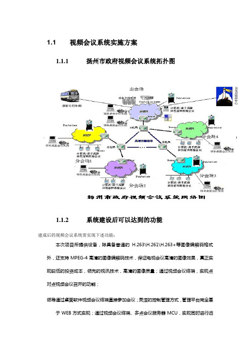 视频会议系统实施方案