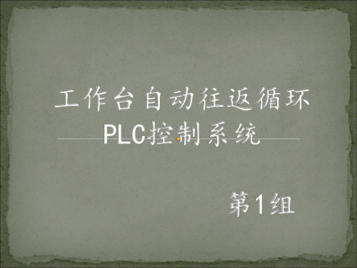 工作台自动往返循环PLC控制