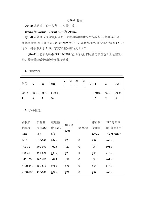 Q345的焊接性能介绍